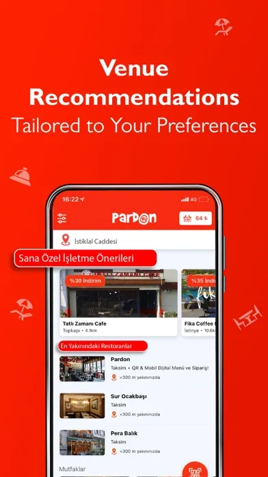 Ảnh chụp màn hình của Pardon: Smart Menu&Restaurants