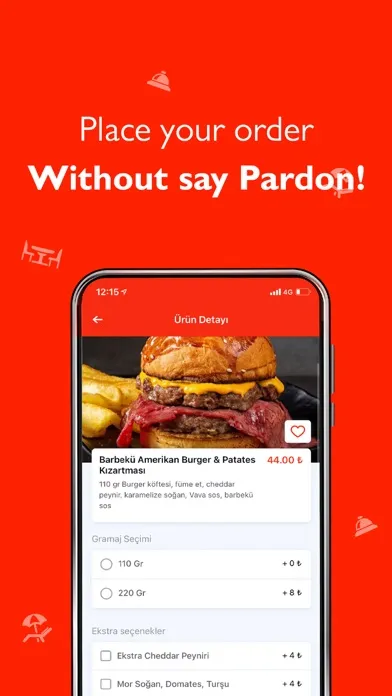 Ảnh chụp màn hình của Pardon: Smart Menu&Restaurants