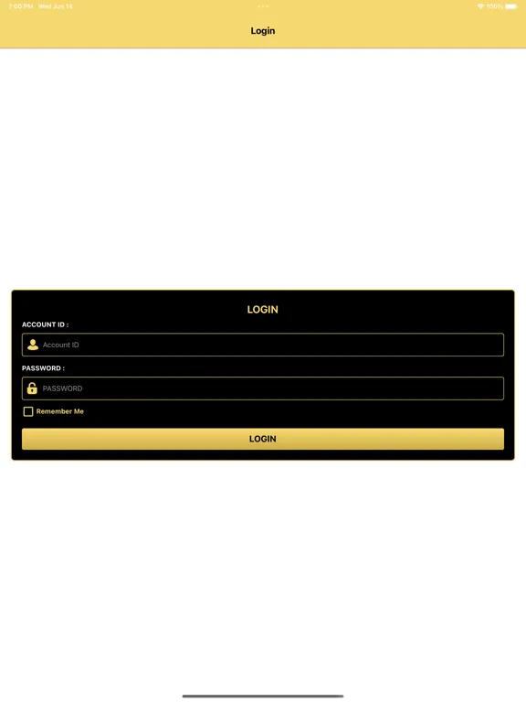Ảnh chụp màn hình của Pargo Bullion iPad 