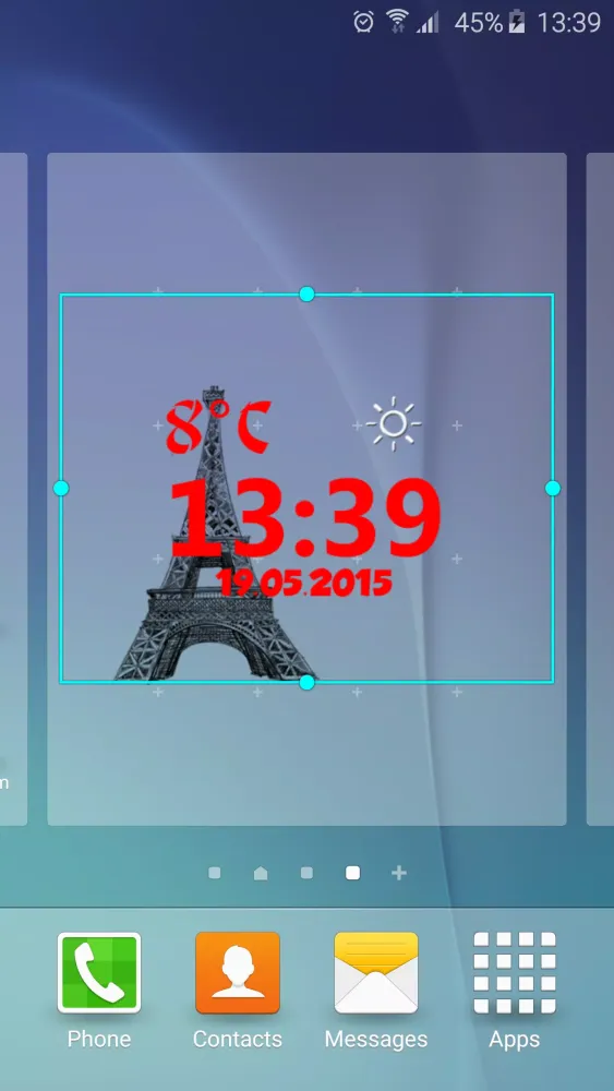 Paris Weather Clock Screenshots