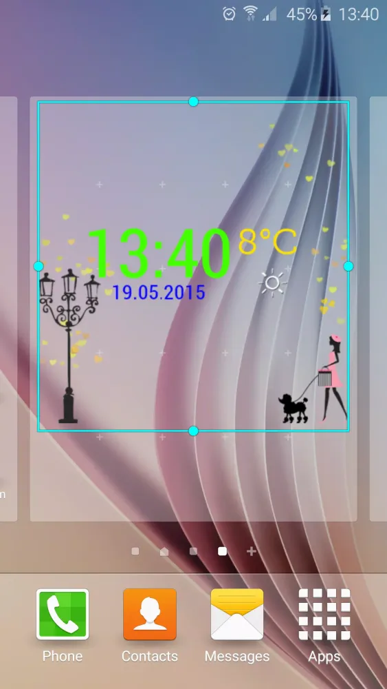 Paris Weather Clock Screenshots