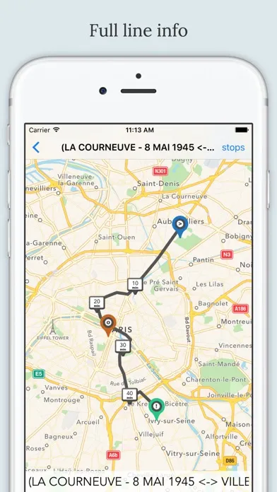 Скриншоты Paris Public Transport
