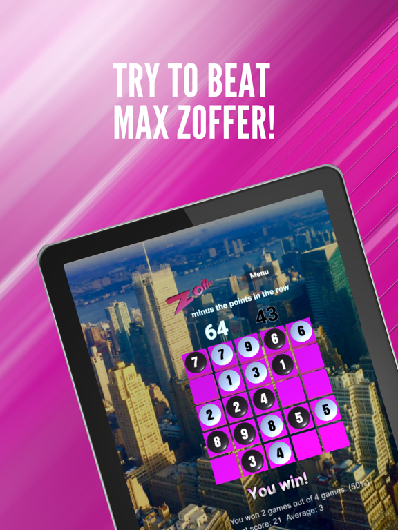 Zoffer (Number Strategy Game) iPad  سکرین شاٹس