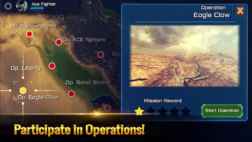 Captures d'écran de Ace Fighter: Modern Air Combat