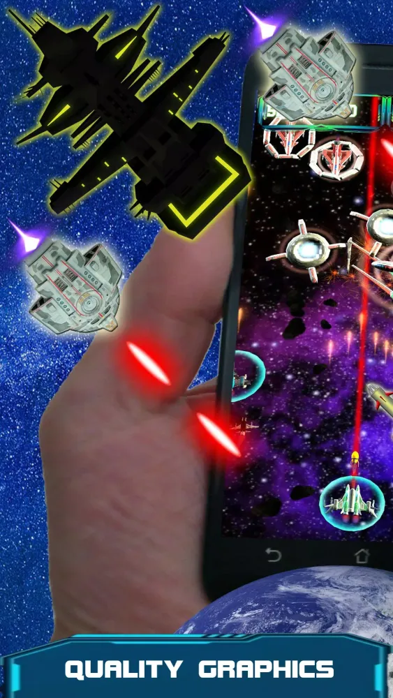 Captures d'écran de Galaxy Defender Alien Invasion