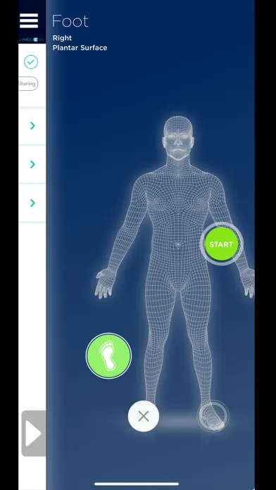 Capturas de pantalla de PedBasis MSD Scanning