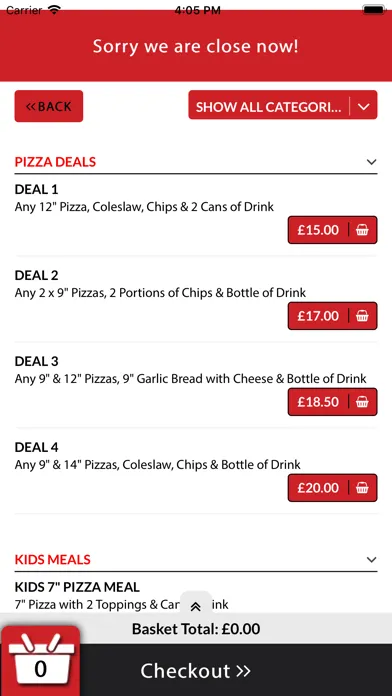 Zrzuty ekranu Pegasus Pizza