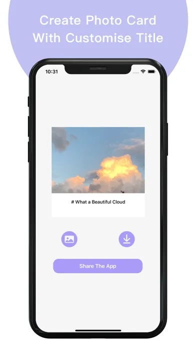 Zrzuty ekranu Phokad: Make Card-Styled Photo