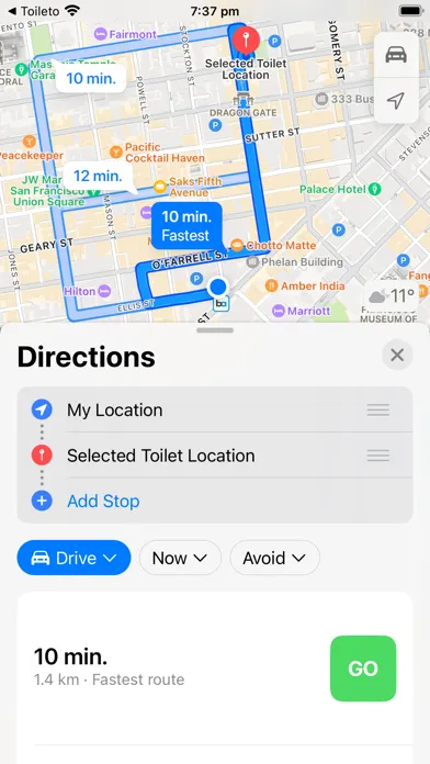 Capturas de tela do Toileto: Your Toilet Finder