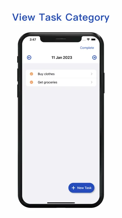 Zrzuty ekranu TODO - Daily Schedule Manager