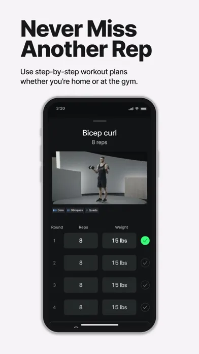 Zrzuty ekranu Peloton: Fitness & Workouts