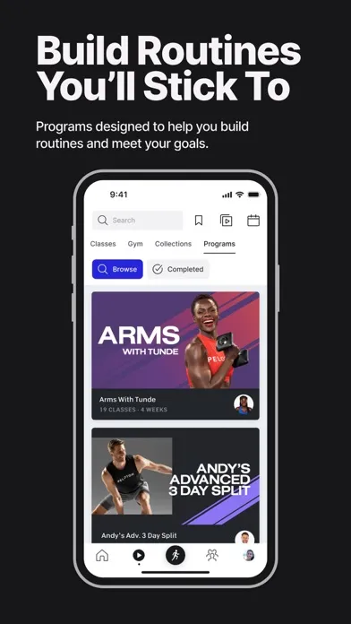 Zrzuty ekranu Peloton: Fitness & Workouts