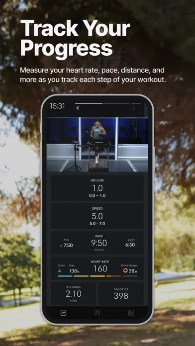 Zrzuty ekranu Peloton: Fitness & Workouts