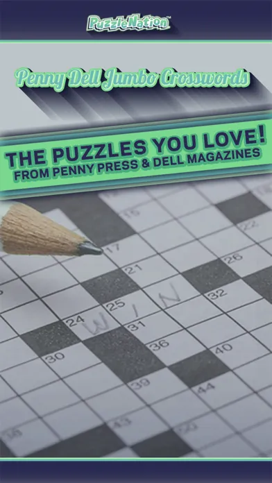 Penny Dell Jumbo Crosswords – Crossword Puzzles for Everyone! Screenshots