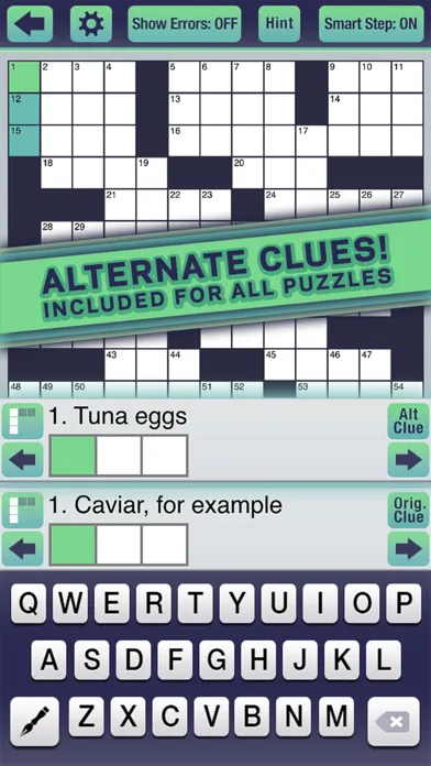 Penny Dell Jumbo Crosswords – Crossword Puzzles for Everyone! Screenshots