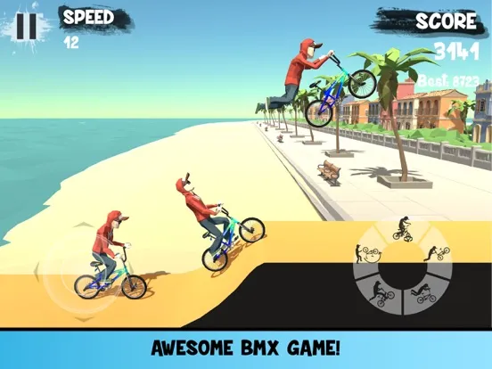 Ảnh chụp màn hình của BMX Boss Flip iPad 