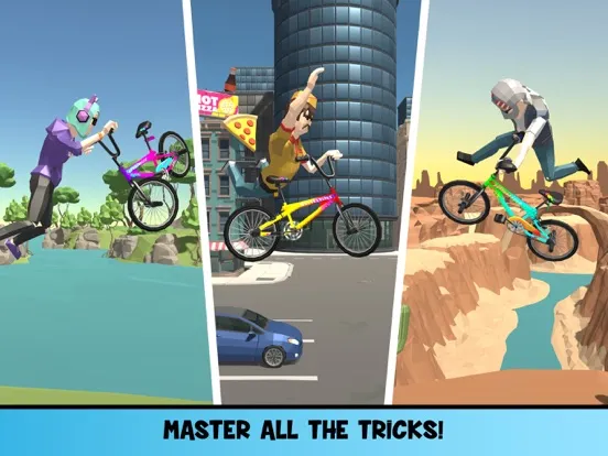 Ảnh chụp màn hình của BMX Boss Flip iPad 