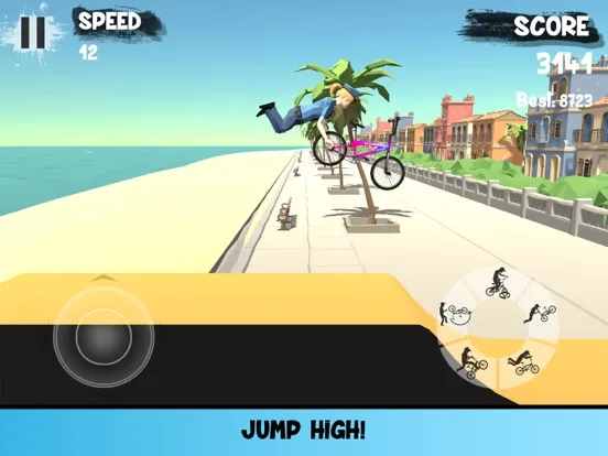 Ảnh chụp màn hình của BMX Boss Flip iPad 