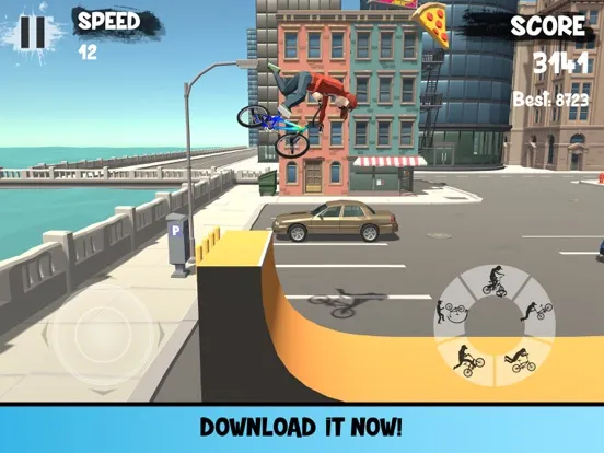 Ảnh chụp màn hình của BMX Boss Flip iPad 