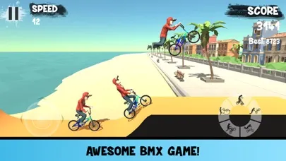 Ảnh chụp màn hình của BMX Boss Flip