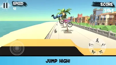 Ảnh chụp màn hình của BMX Boss Flip