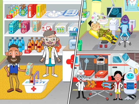 Capturas de pantalla de Pepi Hospital: Learn & Care iPad 