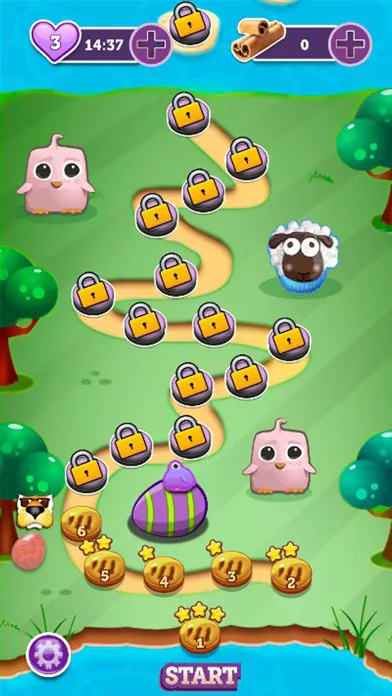 Capturas de tela do Sweetos Run