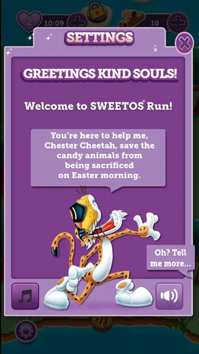 Capturas de tela do Sweetos Run