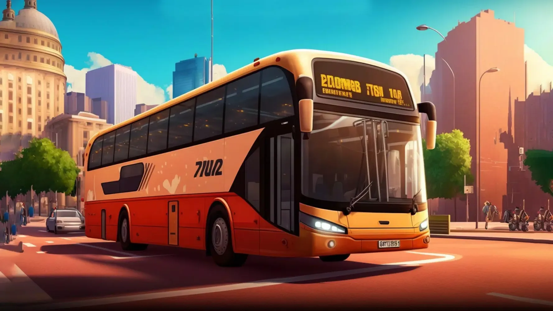 Modern Bus Simulator 3D 23 Screenshots