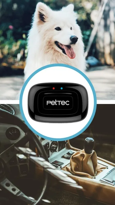Tangkapan layar PetTec GPS Tracking