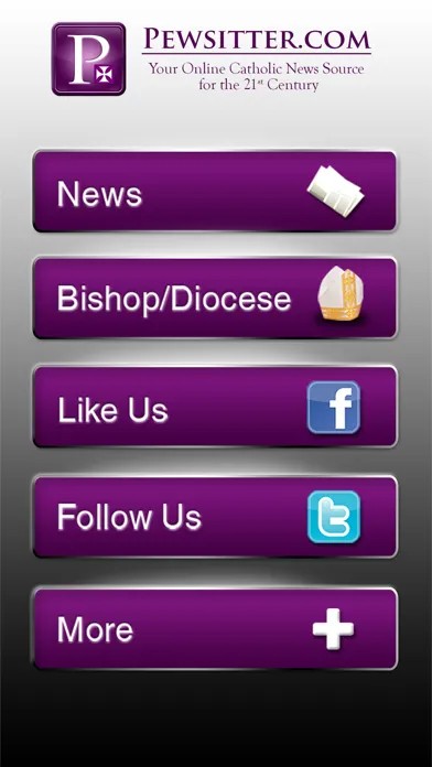 Скриншоты Pewsitter Catholic News App