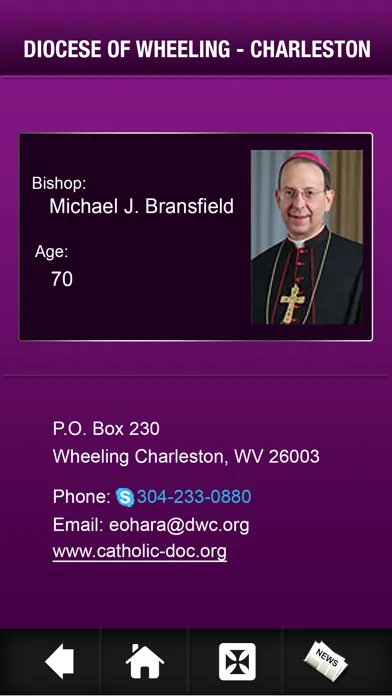 Скриншоты Pewsitter Catholic News App