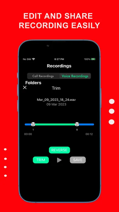 Ảnh chụp màn hình của Phone Call Recorder ACR Record
