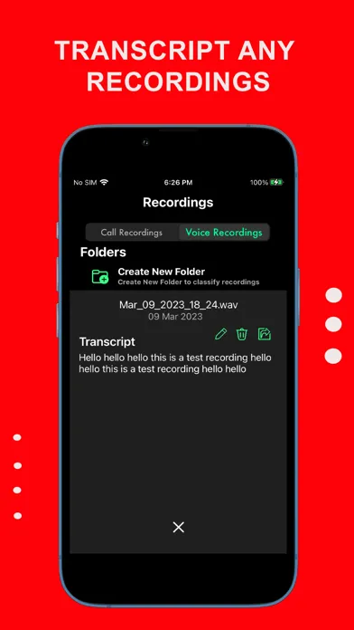 Ảnh chụp màn hình của Phone Call Recorder ACR Record