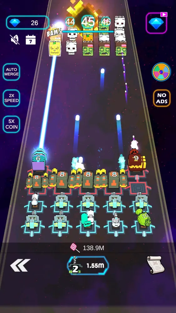 Fireline Merge Defense 3D سکرین شاٹس