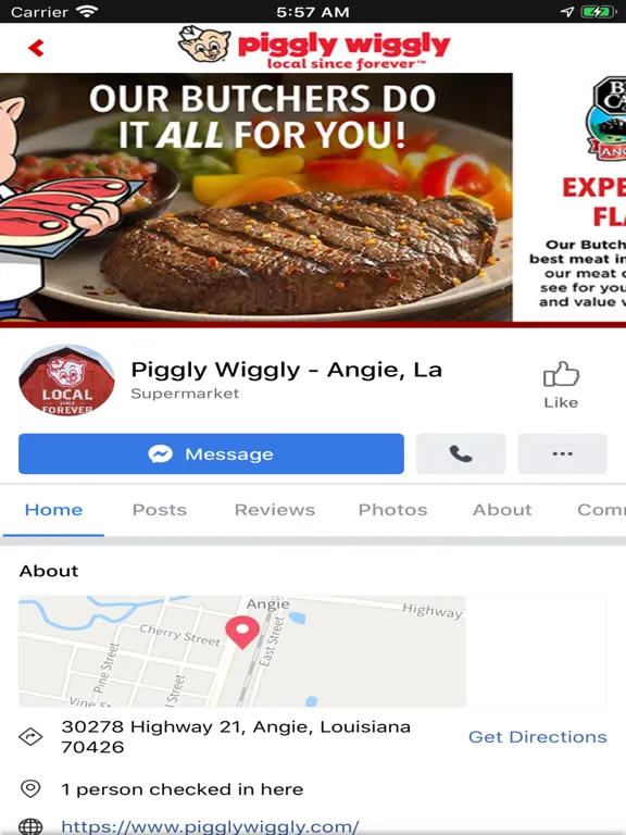 Capturas de tela do Piggly Wiggly LA South iPad 