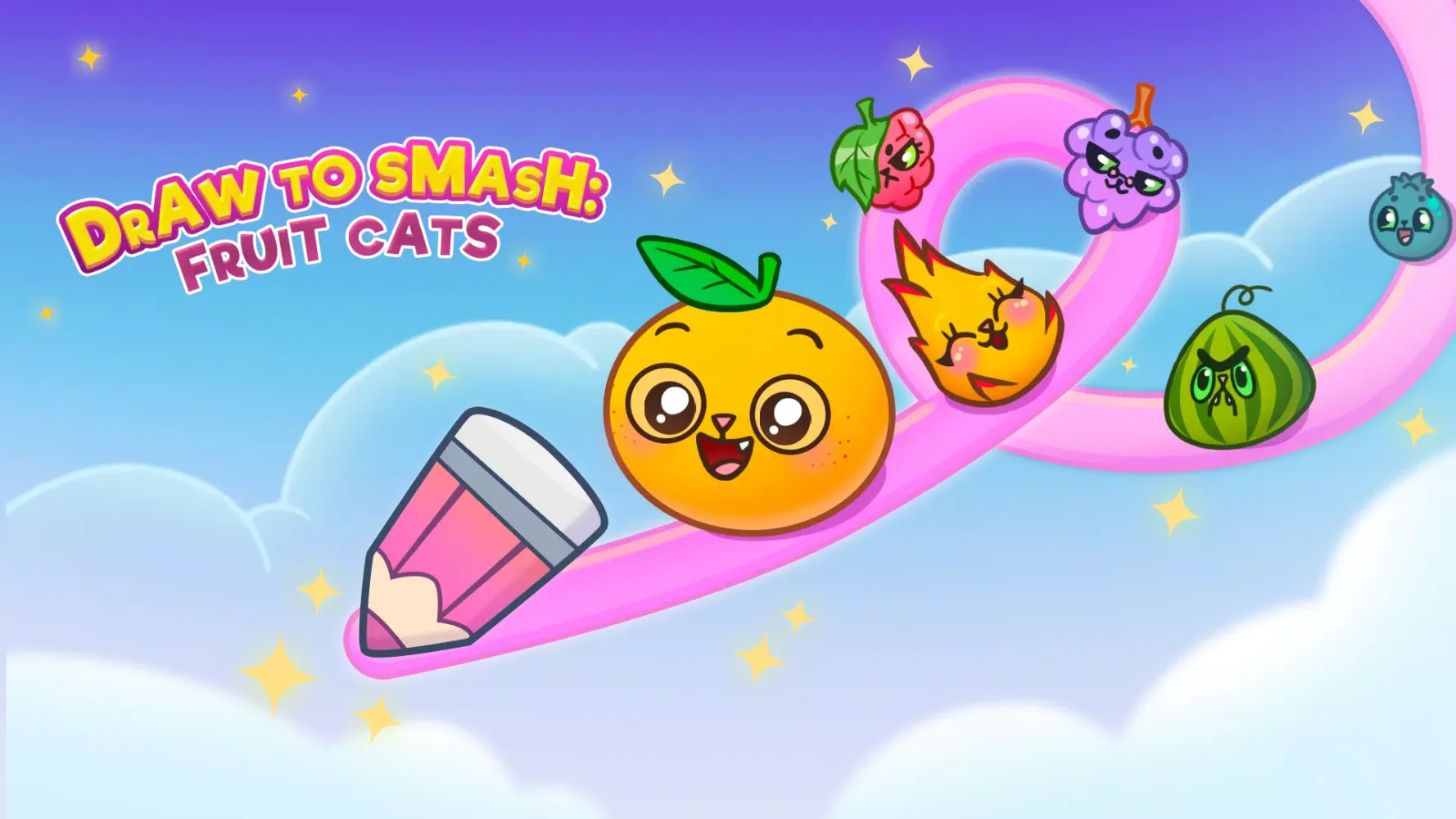 Capturas de pantalla de Draw To Smash: Fruit Cats