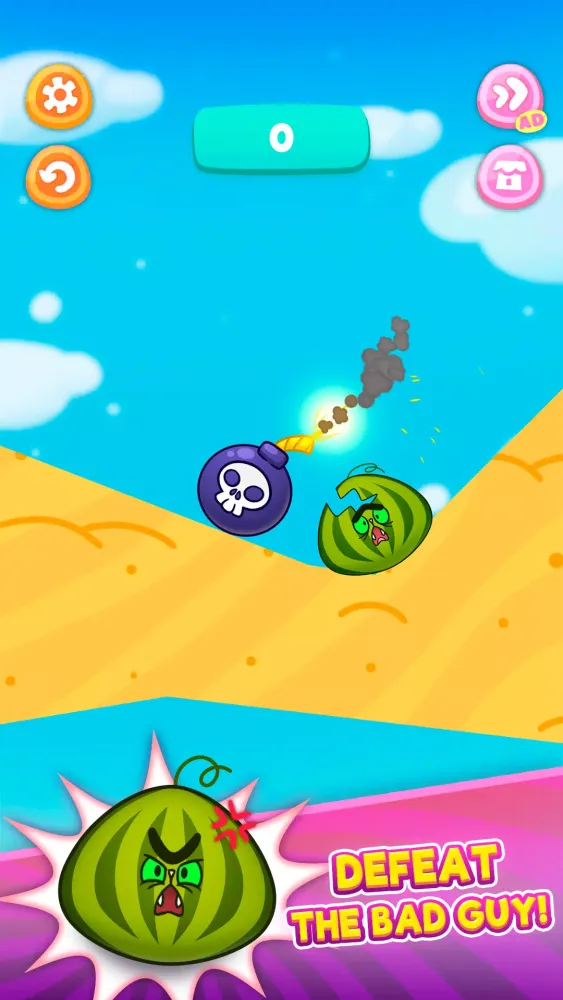Capturas de pantalla de Draw To Smash: Fruit Cats