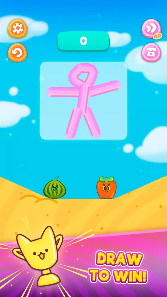 Capturas de pantalla de Draw To Smash: Fruit Cats
