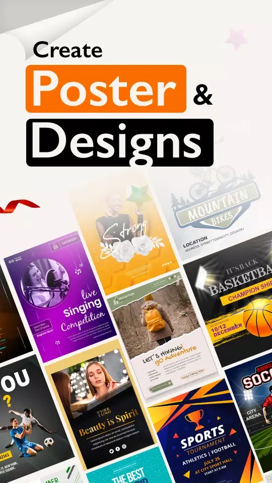 Poster Maker, Flyer Maker Ads Screenshots