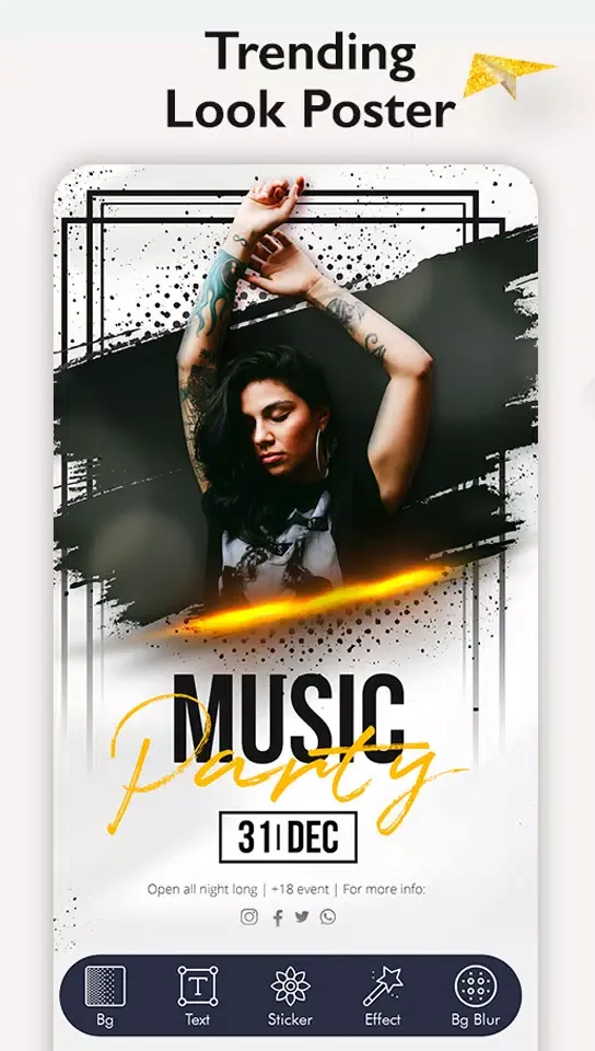 Poster Maker, Flyer Maker Ads Screenshots