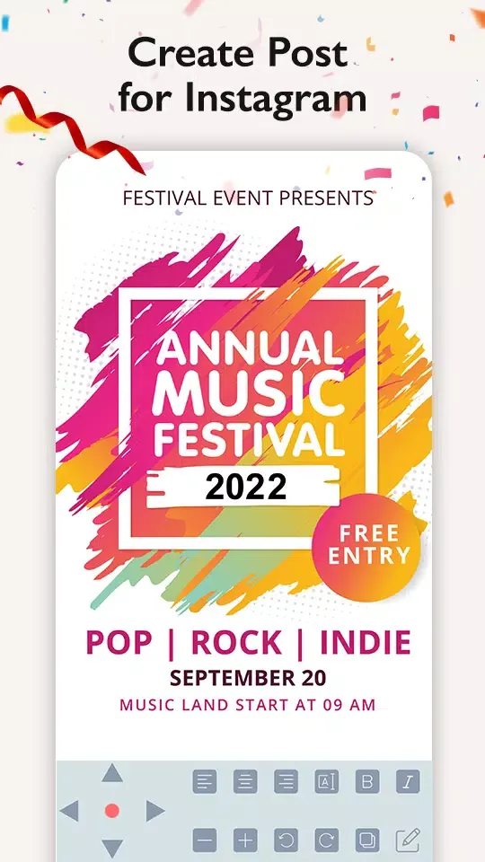 Poster Maker, Flyer Maker Ads Screenshots