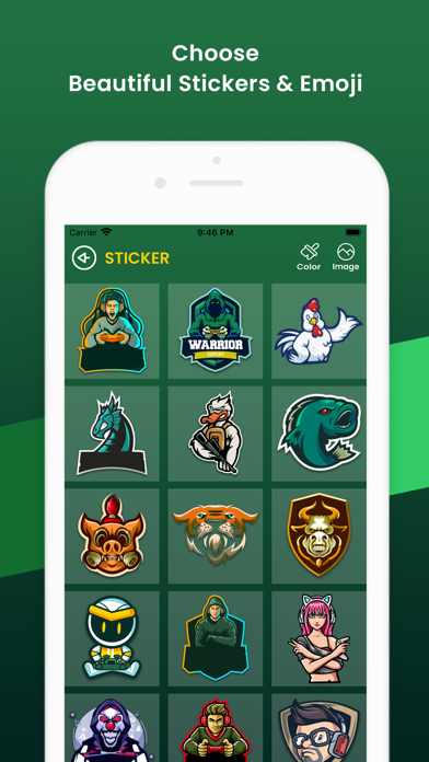 Tangkapan layar Esport Gaming Logo Maker 2021