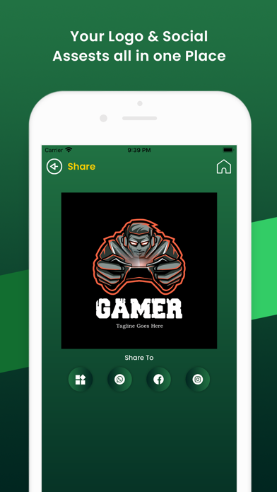 Tangkapan layar Esport Gaming Logo Maker 2021