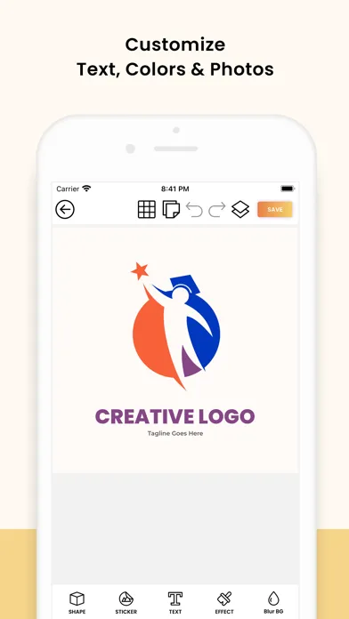 Logo Maker Logo Creator 3D Art سکرین شاٹس