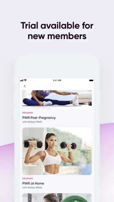 Tangkapan skrin Sweat: Fitness App For Women