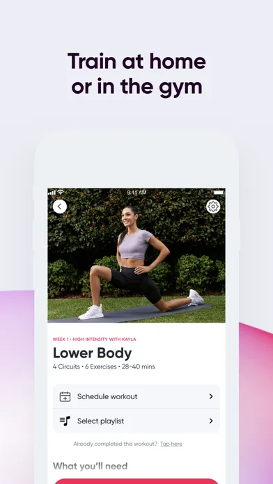 Tangkapan skrin Sweat: Fitness App For Women