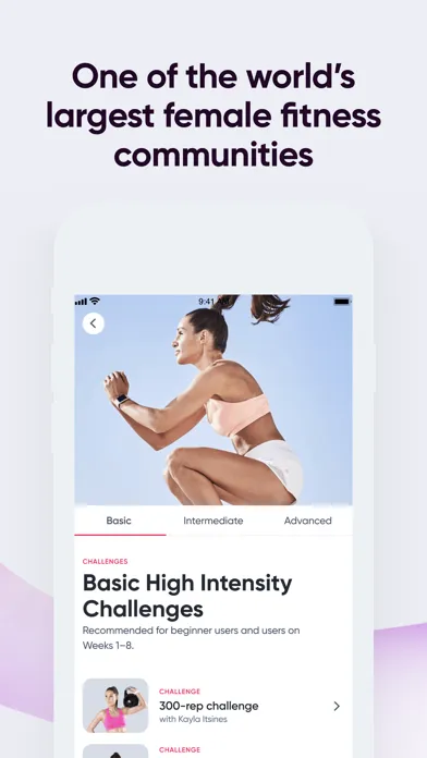 Tangkapan skrin Sweat: Fitness App For Women
