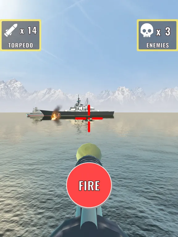 Missile Strike: Naval Battles iPad  스크린샷