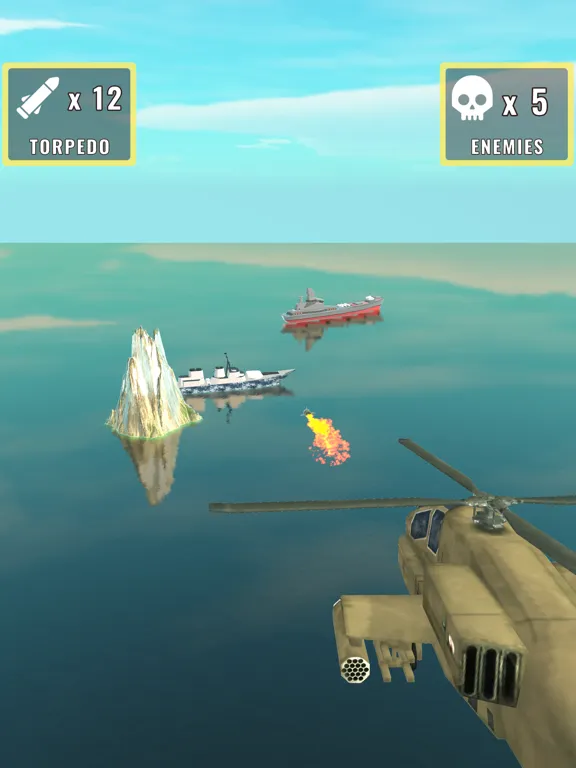 Missile Strike: Naval Battles iPad  스크린샷